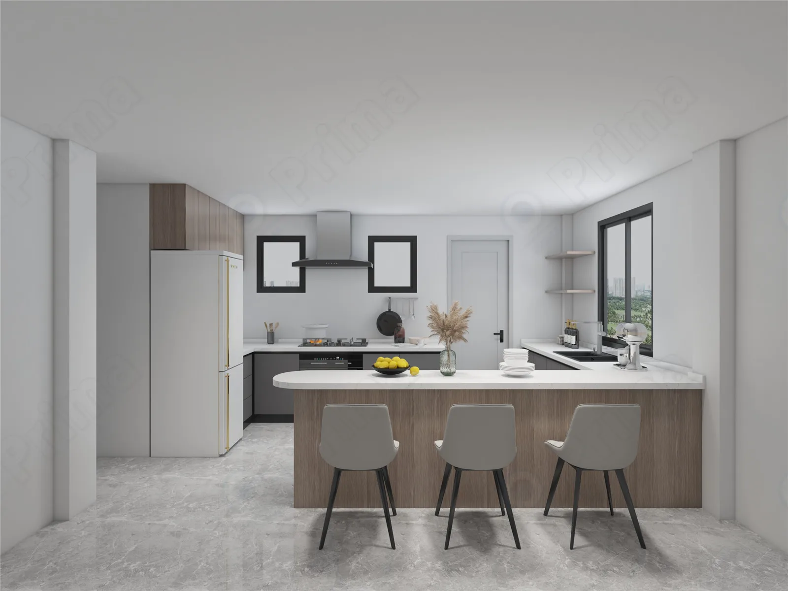 Prima самый популярный недорогой архитектурный дизайн дома