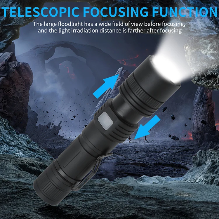 Hunting Camping Portable High Brightness 1400 Lumens LED Taschenlampe USB  Rechargeable Taschenlampe Used As a Power Bank| Alibaba.com