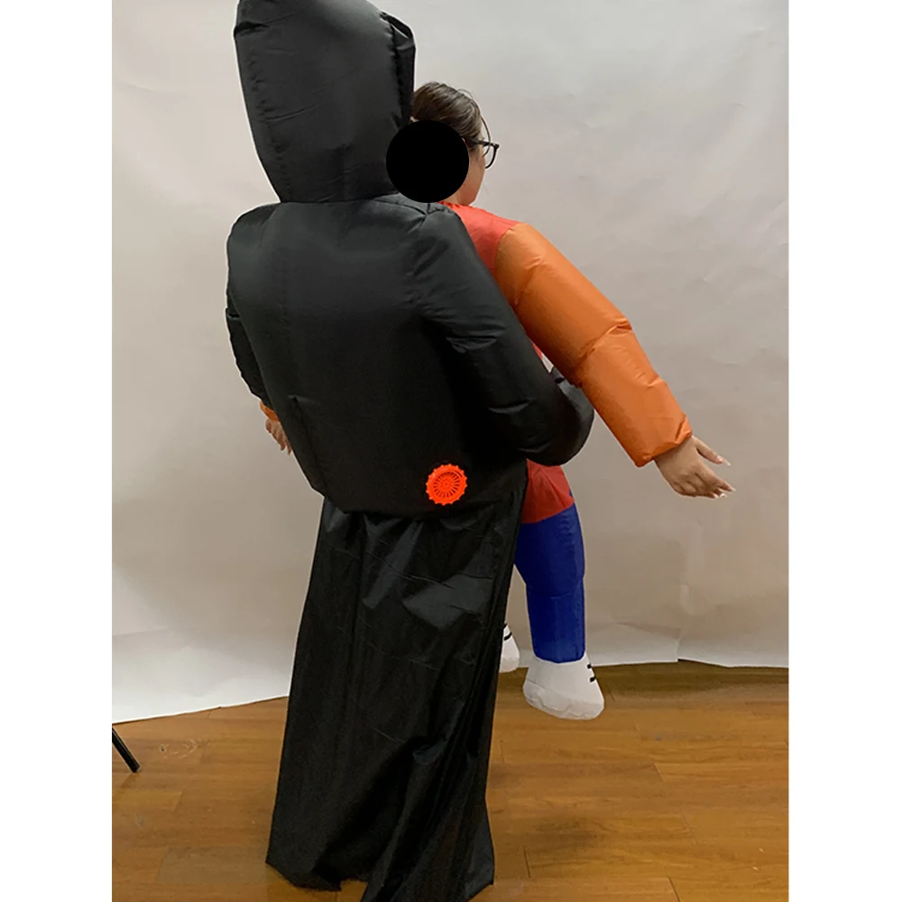 Inflatable Alien Costume for Adults Abducted by Aliens Halloween Party Suit for Costuming