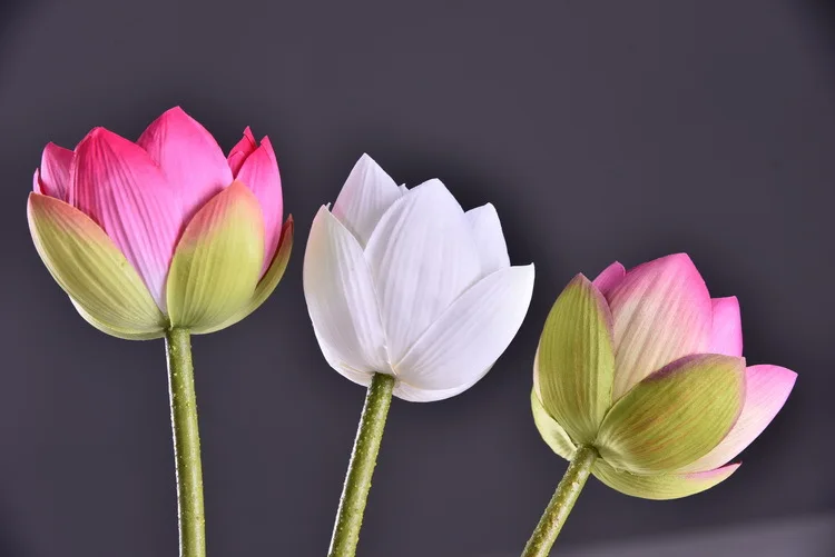 Wholesale Artificial Silk Lotus Flowers For Buddha Temple Pool Pond Home Decoration Buy Lotus