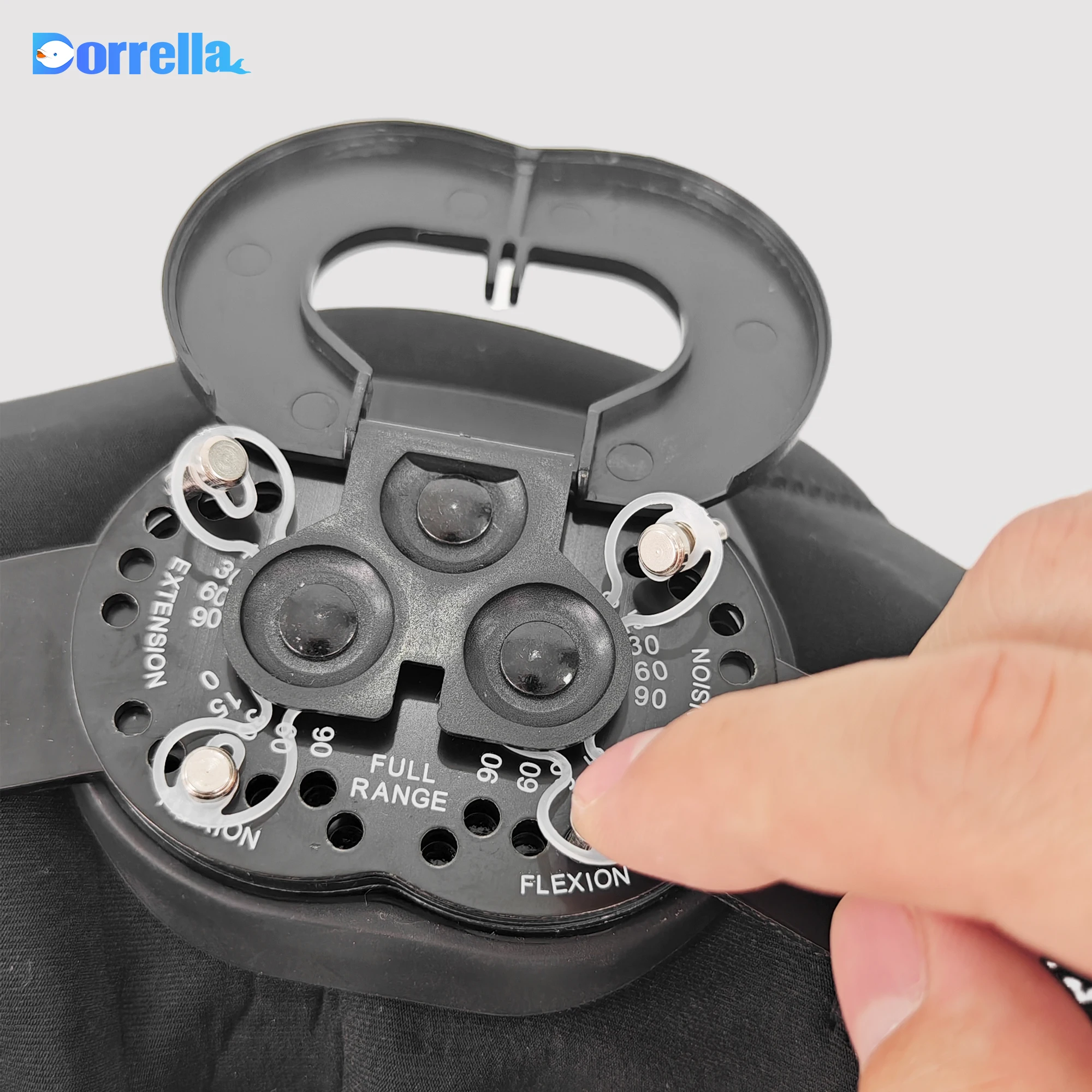 Neoprene Knee Support Braces Adjustable Rom Joint Arthritis Hinged Knee