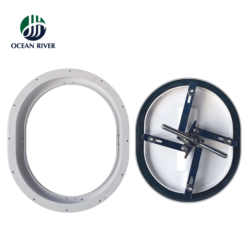 Aluminium Watertight White Cover Boat Deck Hatch Waterproof Marine Deck