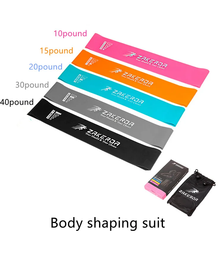 Эластичные ленты для упражнений, эластичные ленты для домашнего спортзала, тренировочная лента сопротивления пять в одном