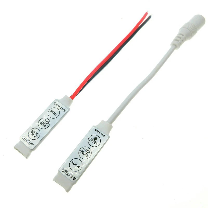 The Best Selling High Quality Light Strip Dimmer RGB LED Light Strip Mini 3-button Controller