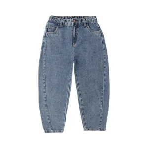 Custom Size Plus Mid Waist Casual Style High Quality Breathable Ladies Denim Jeans Belt Winter Washed Technics for Girls