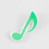 Style de note de musique-vert