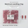 50 mini sand rings (120 # /180 #   Red)
