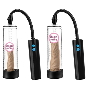 Electric Penis Pump Sex Toys for Men Male Masturbator Penis Extender Penile Vacuum Pump Penis Enlargement Enhancer Massager