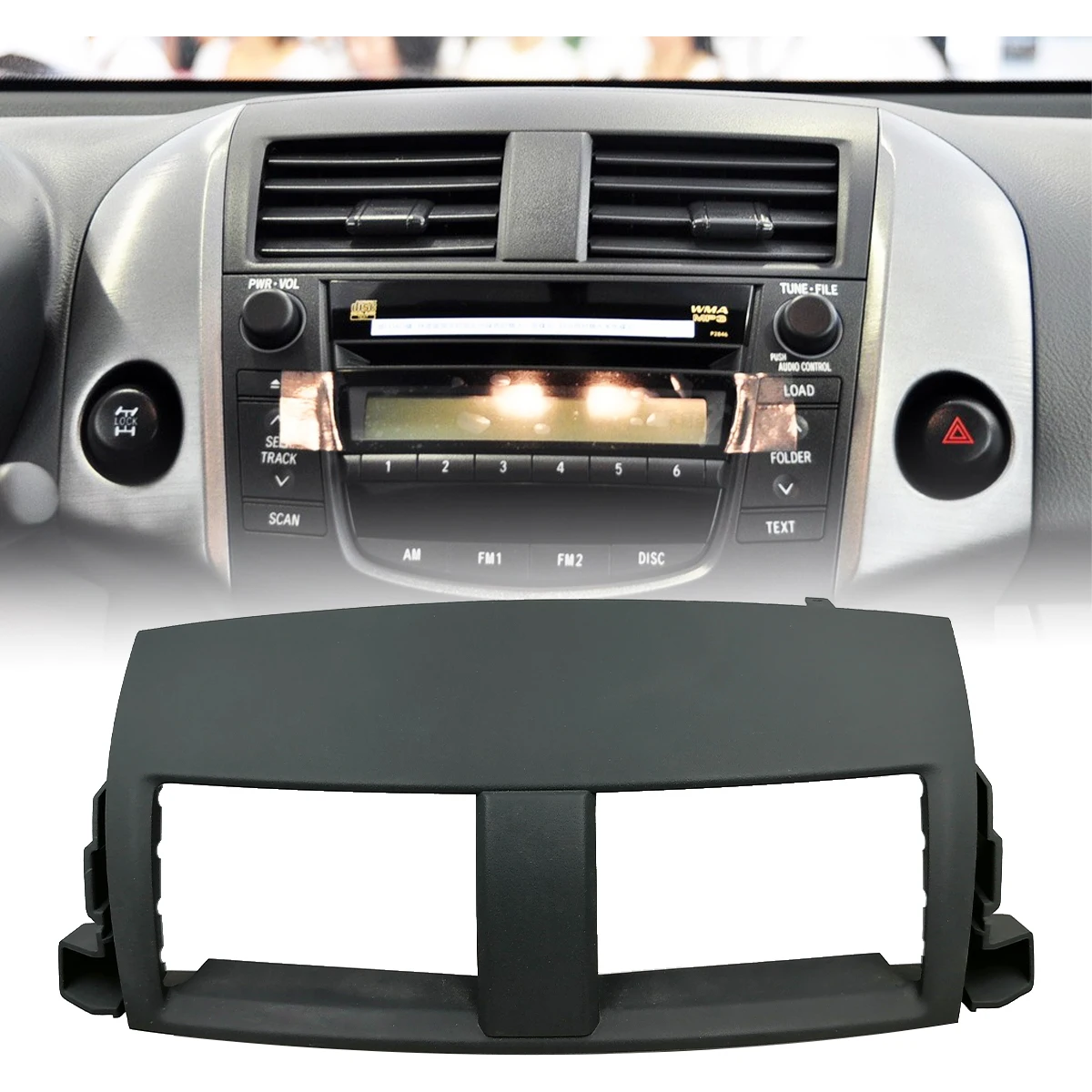 2006 2007 2008 2009 2010 2011 2012 for Toyota Rav4 Center Dash A/C Heater Air Vent Cover Trim