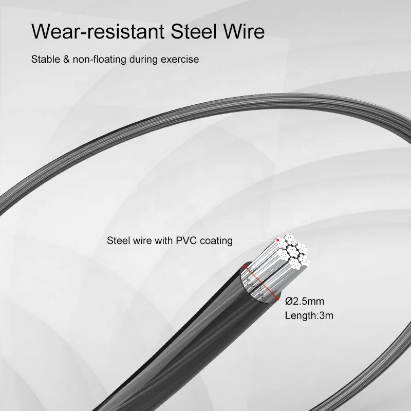 High Speed Beaded Jump Rope Self Lock Fitness Jump Rope Aluminum Alloy