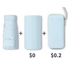 Flat 6K Light Blue  and box Blackout Umbrella