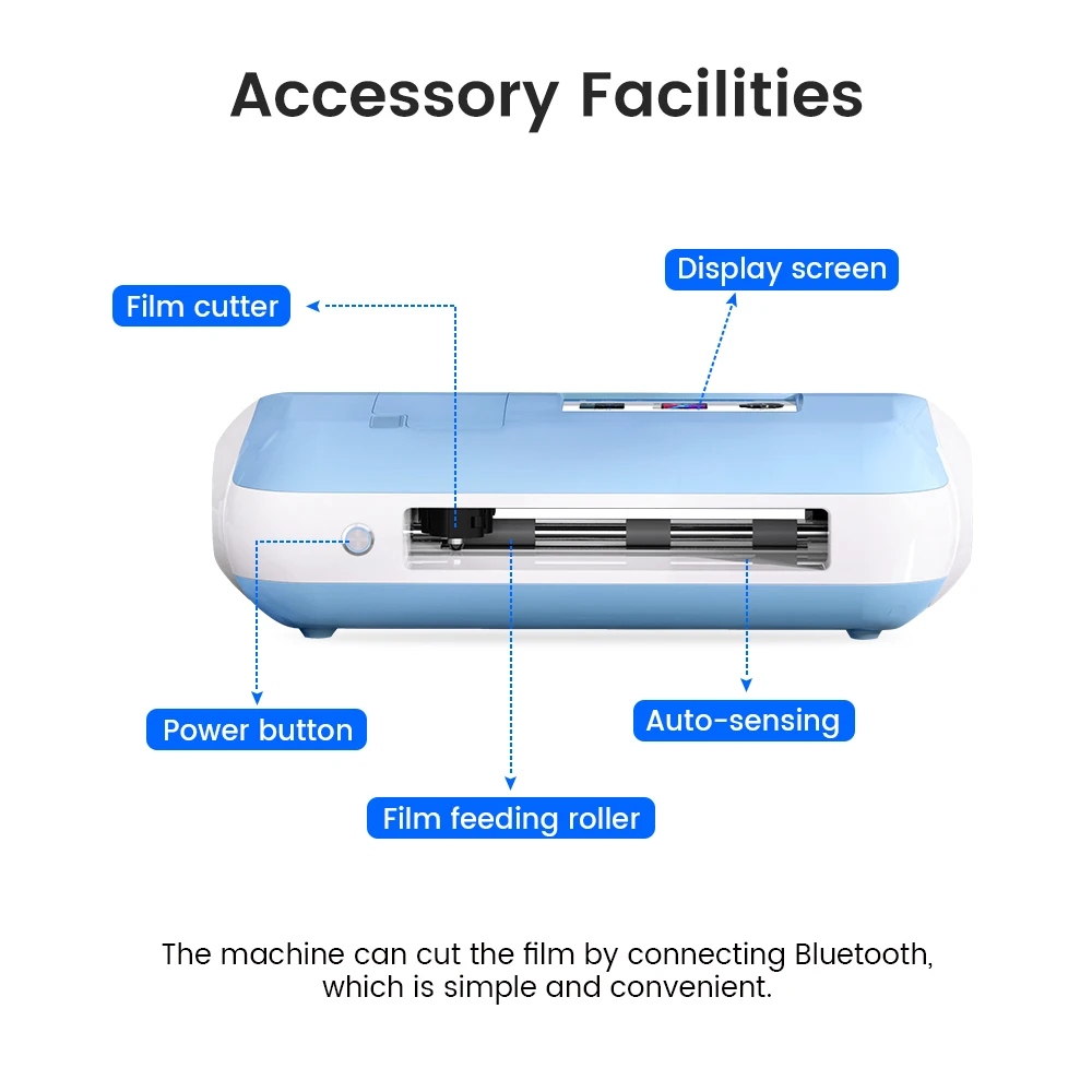 Mini High Precision Fast Speed Cutter Plotter for Hydrogel Film Plastic Roll Cutting for Mobile Phones Cameras Made Durable TPU