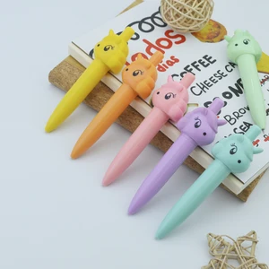 Factory Wholesale Cartoon High-appearance unicorn Neutral Pens, Mini Quick-dry Office Stationery Supplies