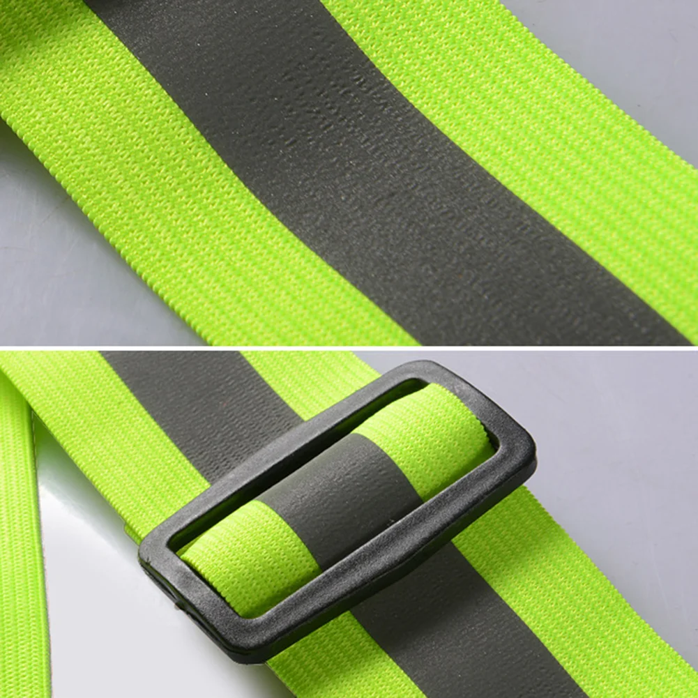 Superbsail Reflective Straps Night Work Security Running Cycling Safety Reflective Vest Visibility Reflective for Scooter & Bike