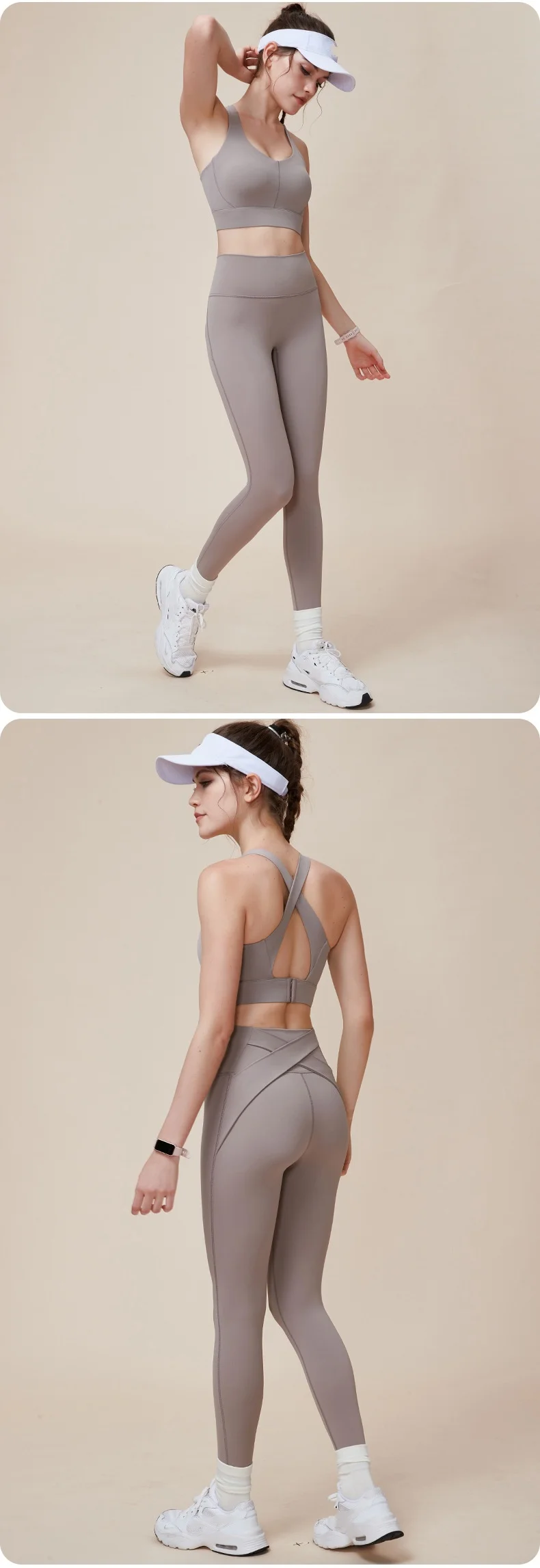 Custom logo Soft Skin Friendly Wholesale Workout High Impact Women 2 Piece Yoga Set Women's Sports Fitness Yoga Sets manufacture