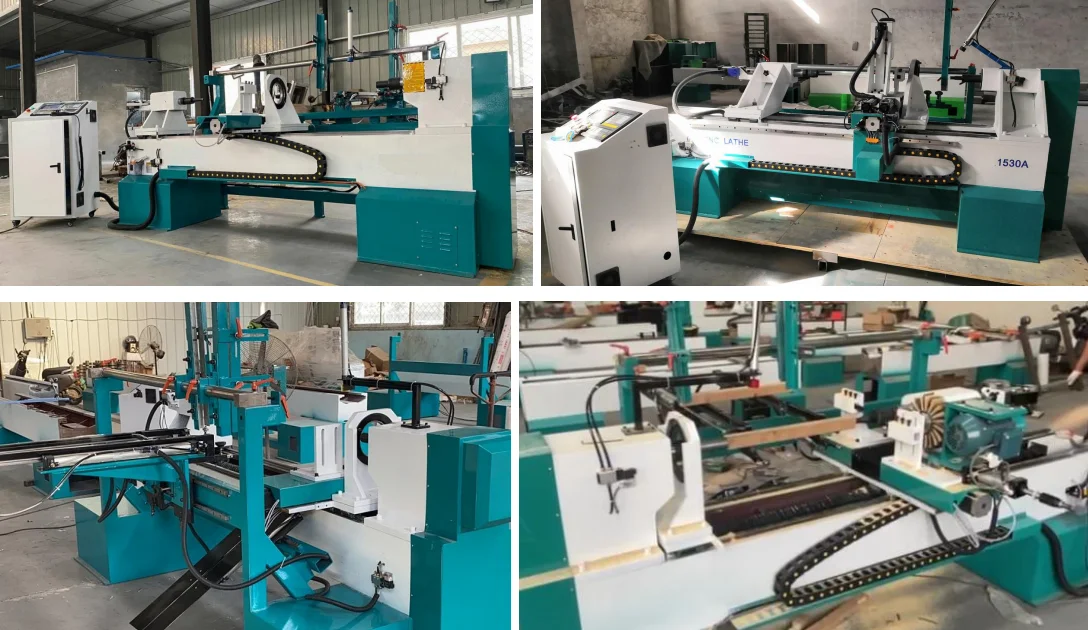Automatic Wood Lathe Cnc Control Machine for Drum Stick