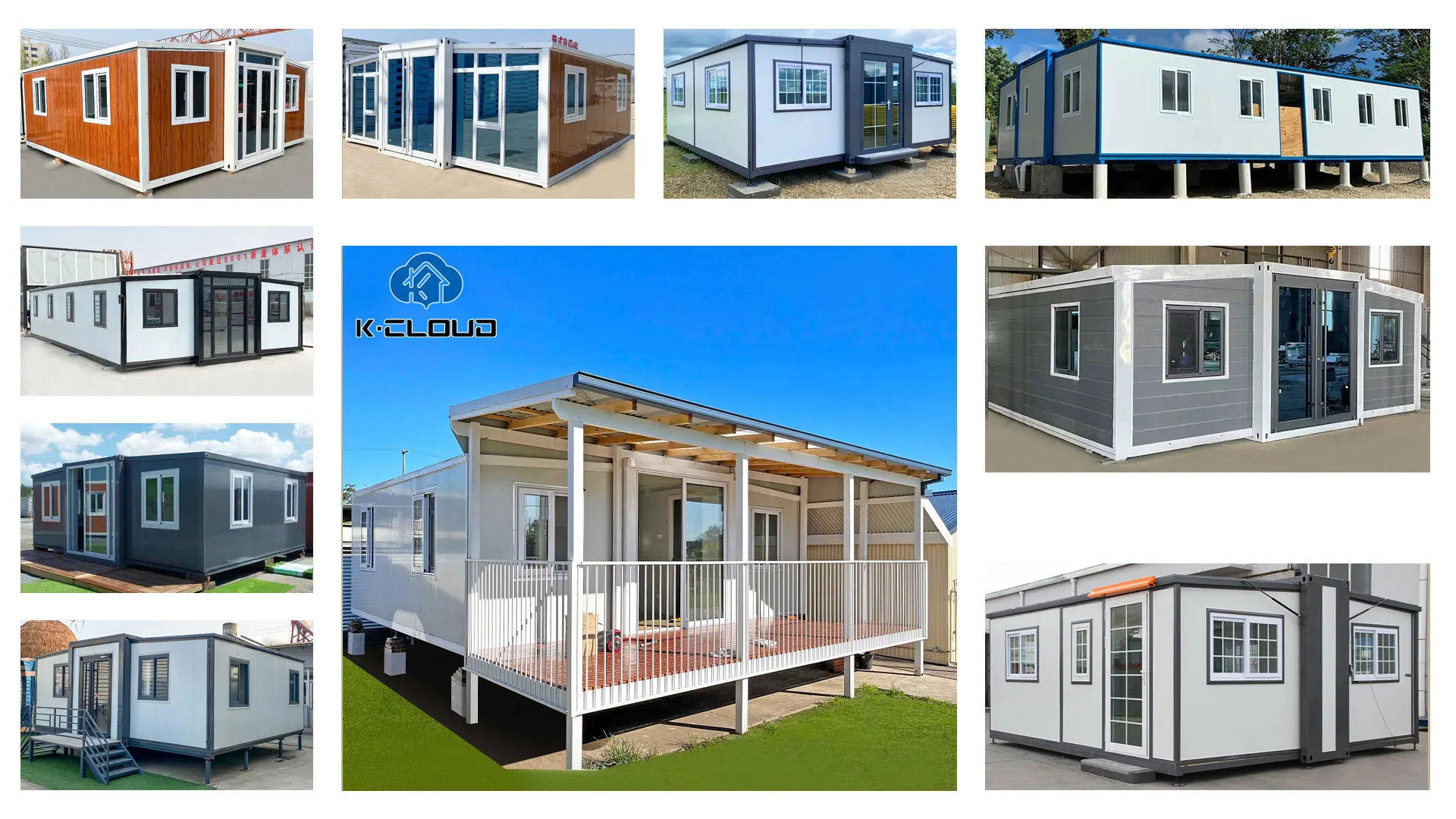 Hurricane Proof 20ft 40ft Prefab Expandable Container House Waterproof ...