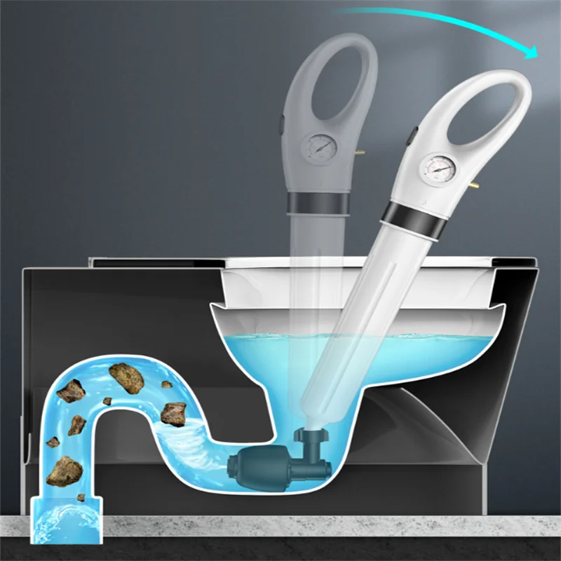 Pompa Di Scarico A Pressione CZ-XING - Per Pulizia Tubi Lavandino, WC E Vasca, Con 4 Ventose - Foto 3