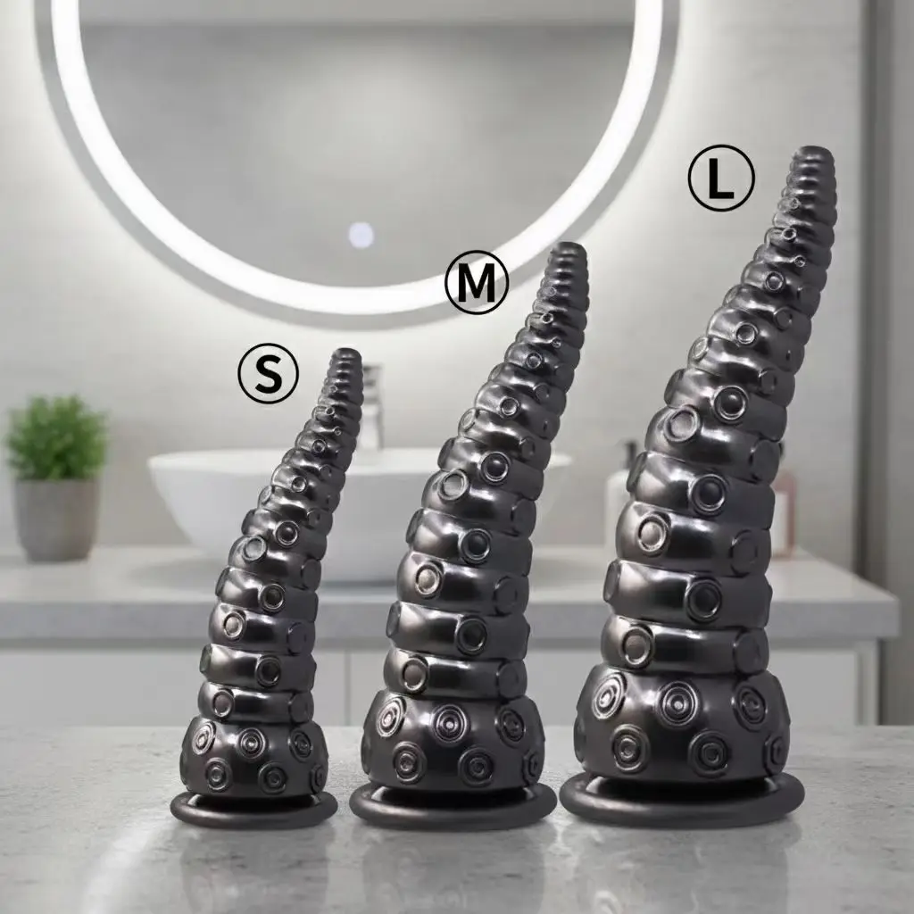 anal plug model Octopus Tentacle Sucker Anal Plug Dilator Dildos Butt Plug Stimulator  Prostate Massager Sex Toy Women Men Anus Expander