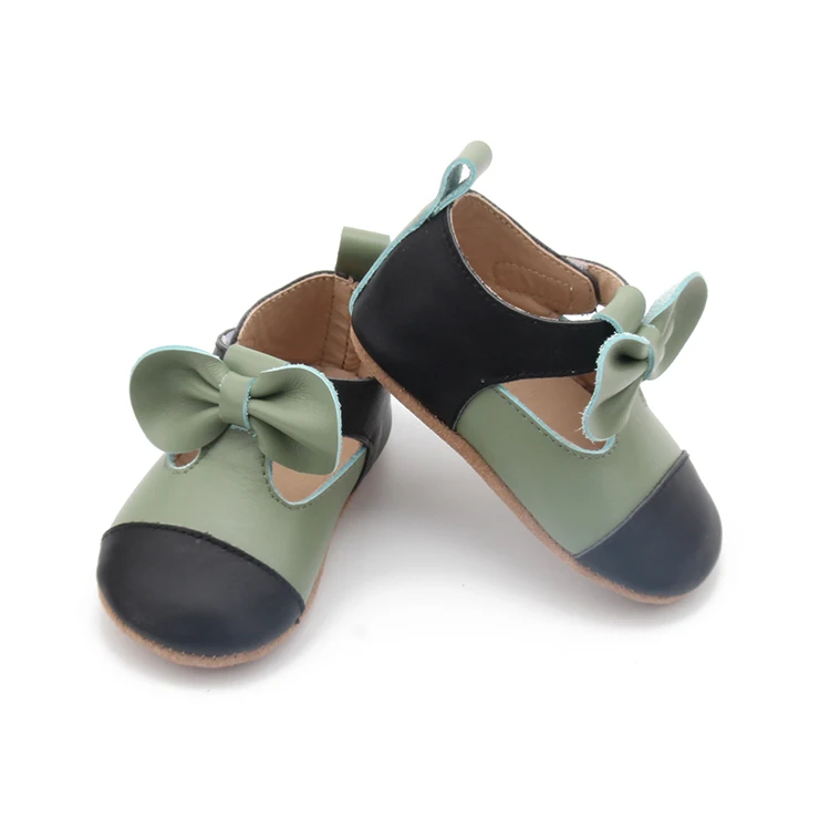 Fashion Genuine Leather Soft Sole New Born Baby Girl Shoes 6-12months Girl Shoes For Kids