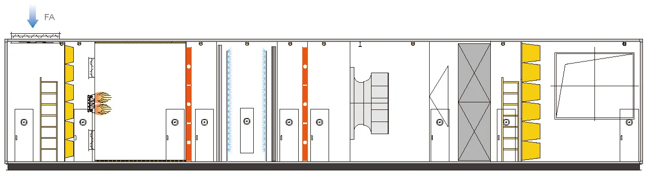 Air Handling Unit, 5500m3, R410A - detail 46