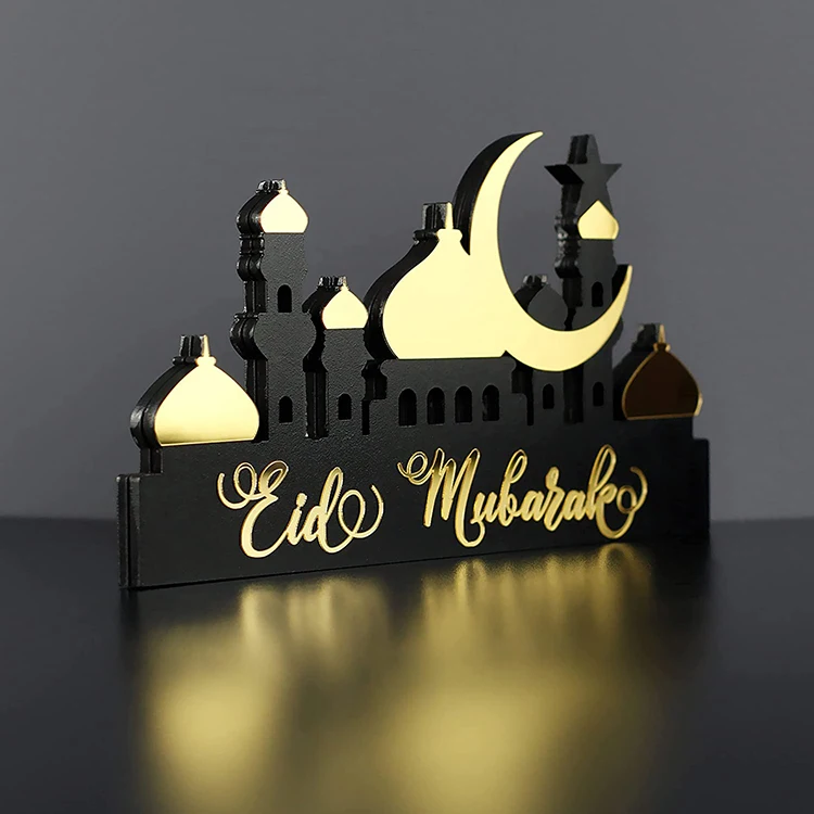 Islamic Eid 2023 New Design Ramadan Mubarak Decorations For Muslim Tabletop  - Buy Ramadan,Ramadan Mubarak Decorations,Eid 2023 New Product on  