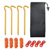 4 red nails, 1 bag, 4 ropes, 4 double eyelids