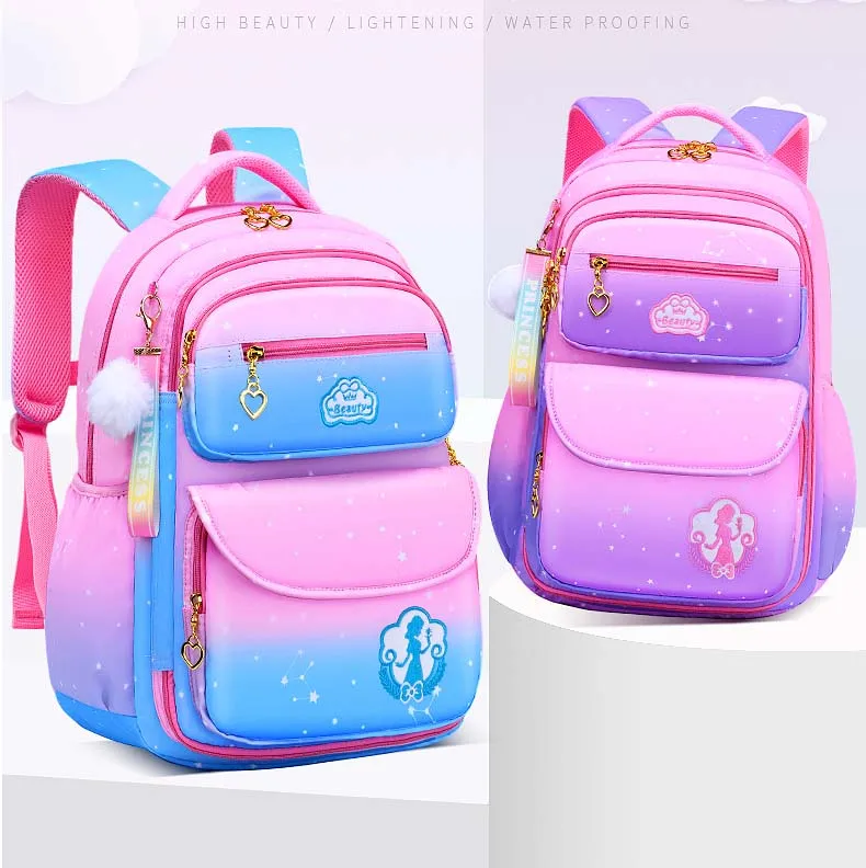 2023 Hot Sales Schoolbag Primary School Students Gradient Wholesale ...