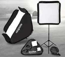 photo studio accessories godox 60*60cm Portable Foldable Softbox with S Type Bracket Holder for Studio Speedlight
