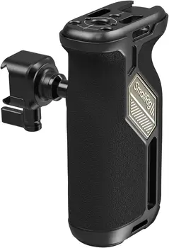 SmallRig Push-Button Rotating NATO Side Handle for Left and Right Hand, 360 Rotatable Side Handle with Anti-Slip Silicone-4359 detail image
