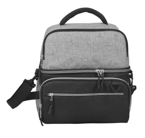 Customized Double Layer Lunch Cooler Bag Fashion-Classic Polyester for Men and Women Insulated Double Deck Cooler