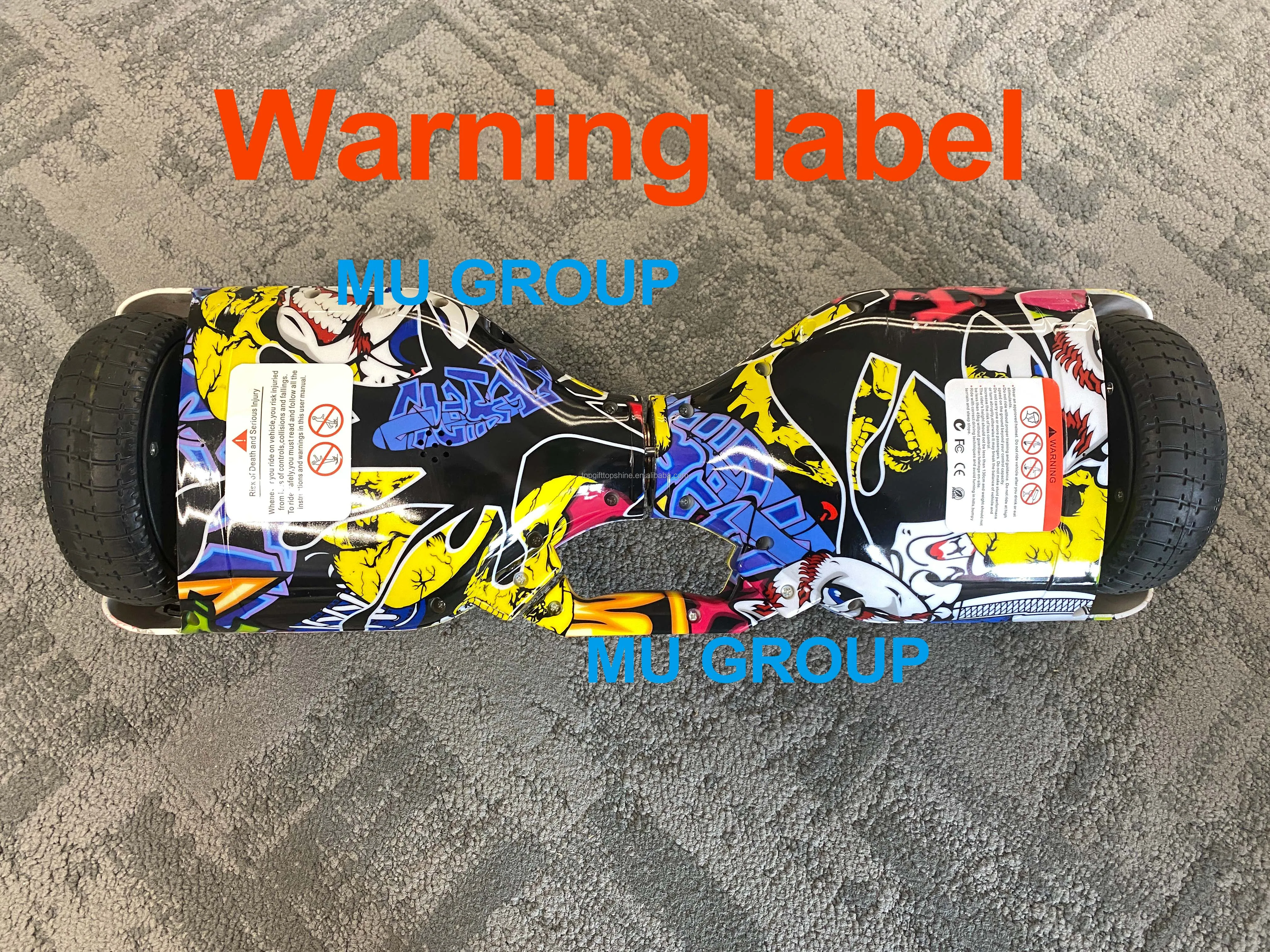 Горячая распродажа! 6 5 дюймов профессиональный Bluetooth долгое время работы от батареи балансируя вагонетки с противовесом Электрический Скутер