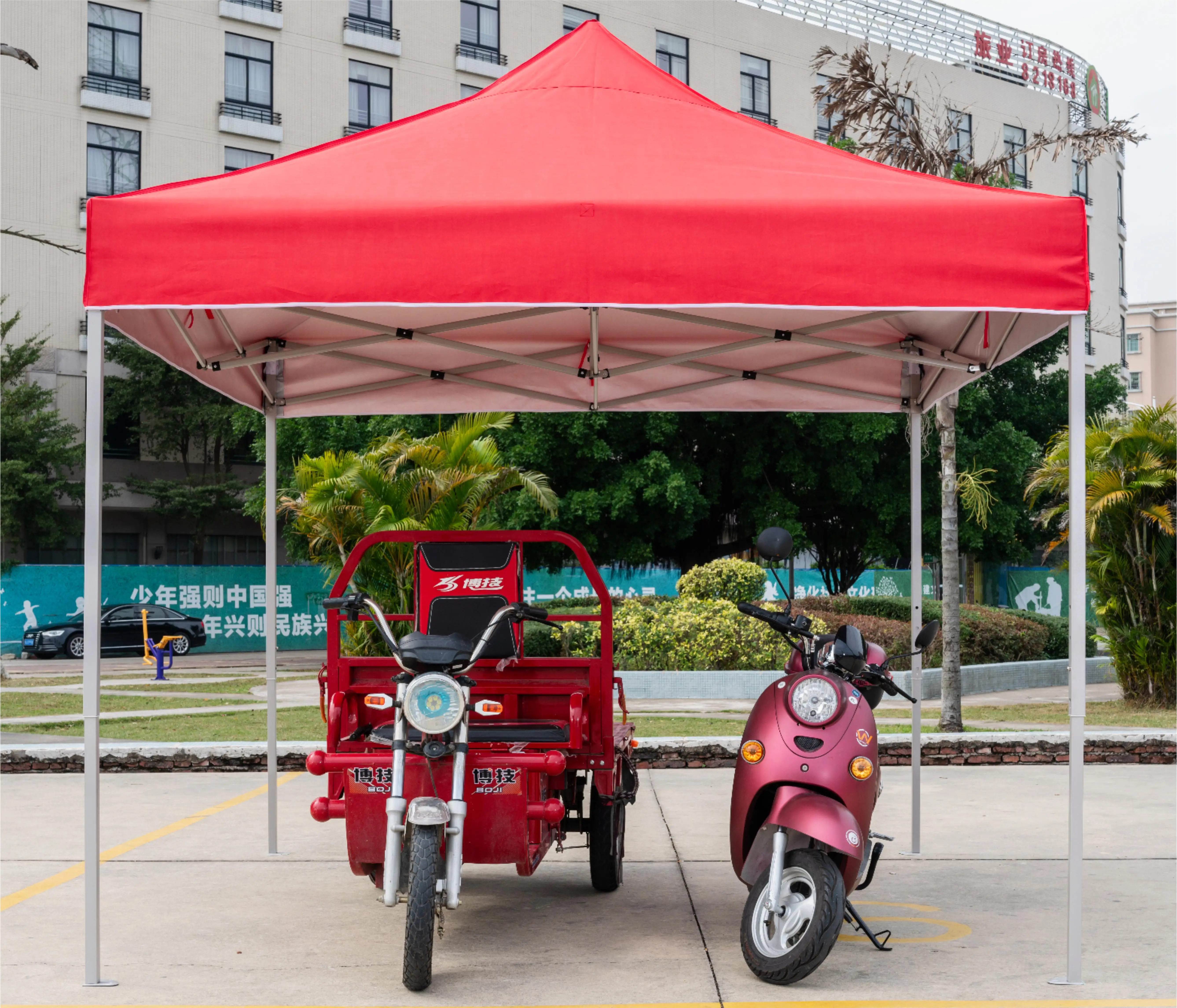 3x4.5 Waterproof Trade Show Folding Tent Pop-up Canopy With Steel Frame ...