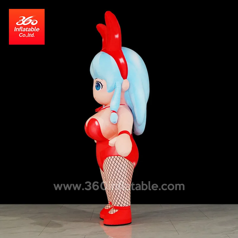 Big Giant Advertising Inflatable Custom Cartoon Animal Mascot Walking Hot Sexy Girl Costume Inflatables