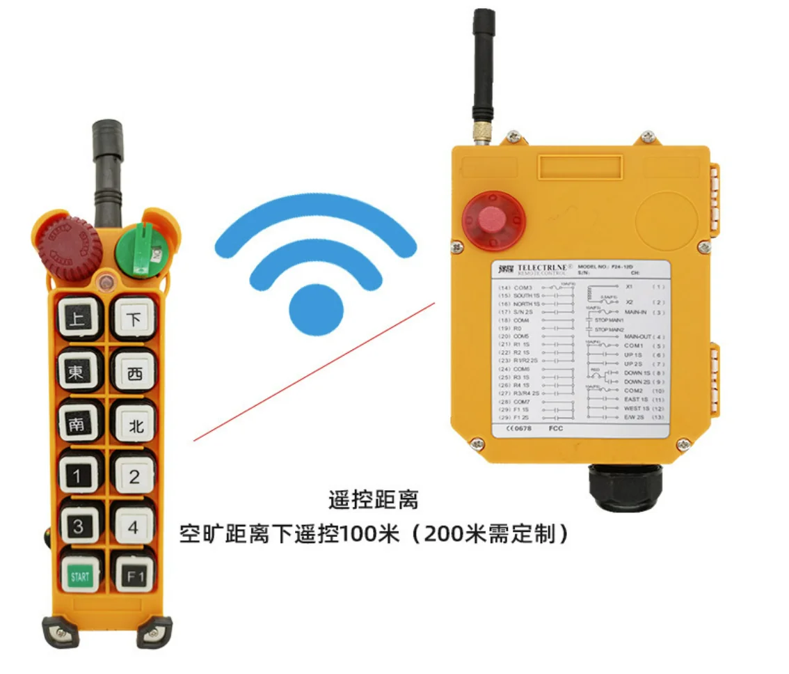 Remote Controls Engineering Crane Remote Control F24-60 Engineering Machinery Accessories F24 ...