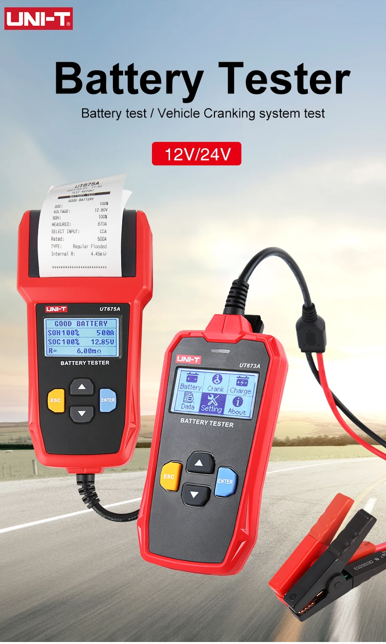Unit UT675A Battery Tester