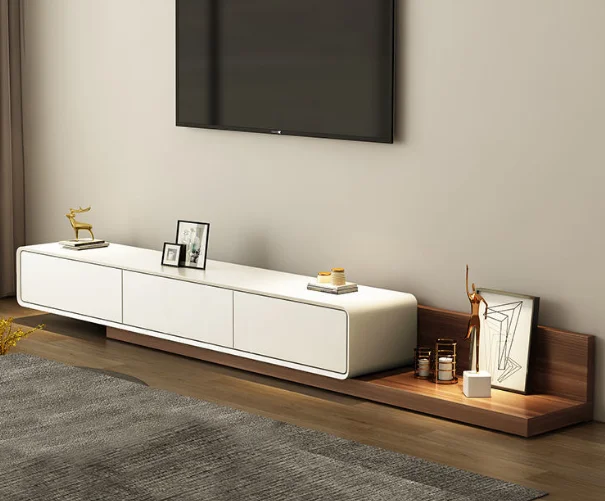 Tv Cabinet Coffee Table Combination Modern Minimalist Small Apartment ...