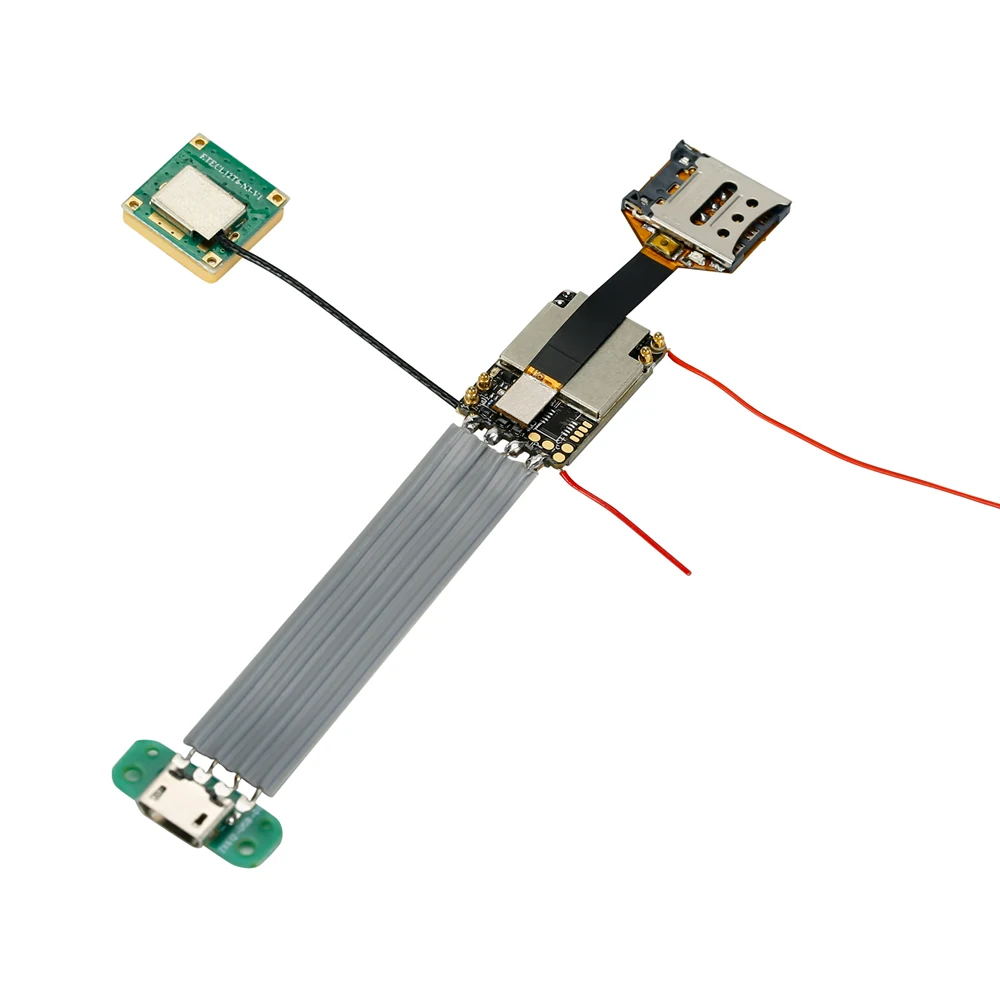 Ultra Mini GPS tracker PCB Board ZX310, GSM GPRS Sim Card Wifi LBS Tracking Chip Compatible With Nano Sim ESIM