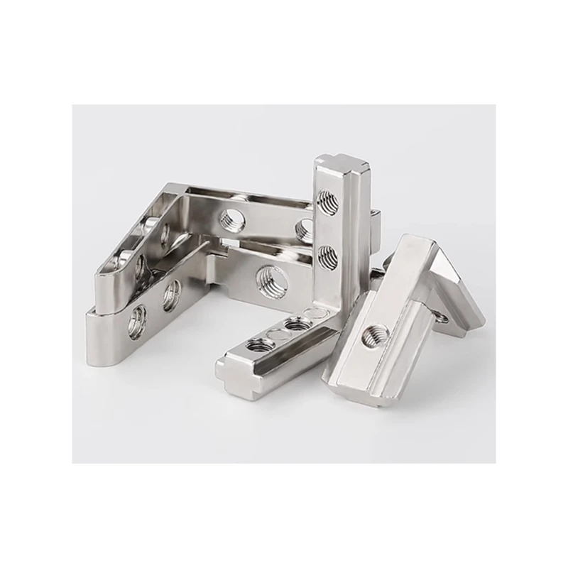 Прямая поставка с фабрики Китай высокоточные встроенные Угловые канавки для мебели T-образные разъемы L-образной формы