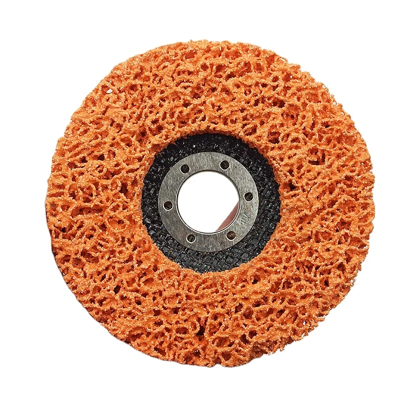 Orange 4 Inch Aluminum Oxide Abrasive Disc 100*16mm Clean Strip for Paint Removal OEM/ODM Supported