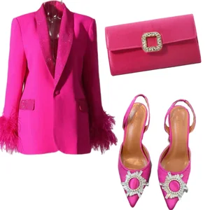 Customize Autumn Hot Wholesale Customize New Fashion Feather Digital Sequined Simple Polyester Two Pieces Daily Wear Breathable