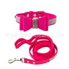 Terciopelo lazo rojo rosa