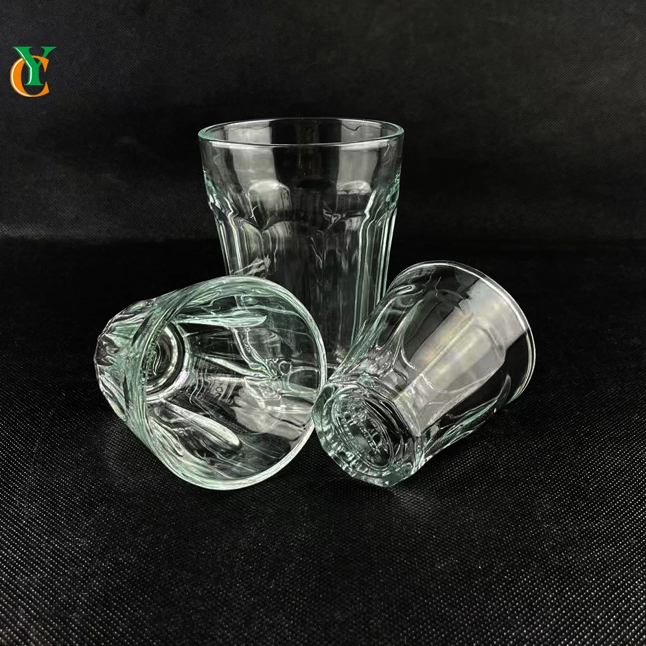100ml 140ml 240ml clear Round Glass Cup 3OZ 5OZ 8OZ New Style for Boba Tea Whisky Water Wine Cup