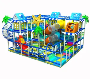 Factory-Price Ocean-Themed Indoor Playground Equipment Adventure Soft Play for Kids Durable Fiberglass PE Steel Nylon PP