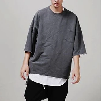 T-shirt Oversized Blank Mens Cotton 