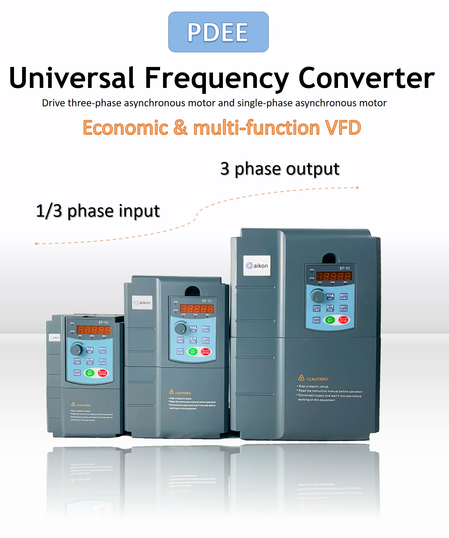 Bộ Chuyển Đổi Tần Số 380V 3 Pha Sang 3 Pha Cho Hệ Thống Cấp Nước Thiết Bị Công Nghiệp Bộ Biến Tần Tốc Độ Điều Khiển VFD 3.7kw