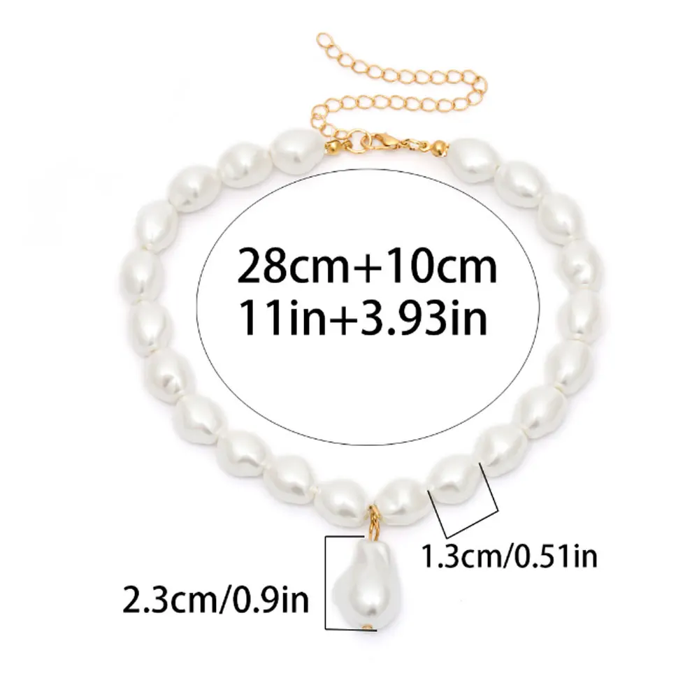 Pearls Necklace,Faux Pearl Necklace 