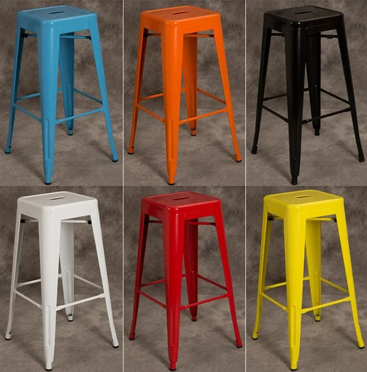 Metal Drum Bar Stool Metal Stool Side Coffee Table Small Size