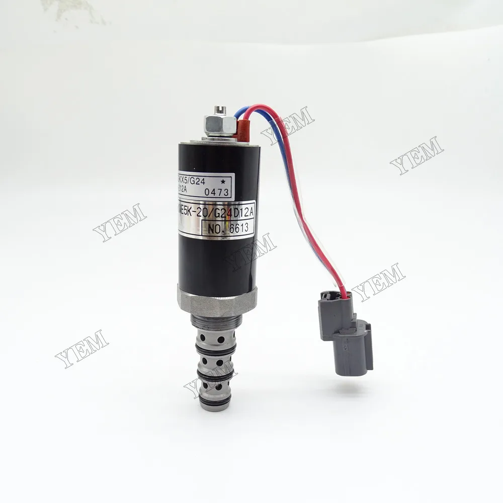 For Kobelco Solemoid Valve KWE5K-20-G24D12A-KY-T Aftermarket Engine Spare Parts
