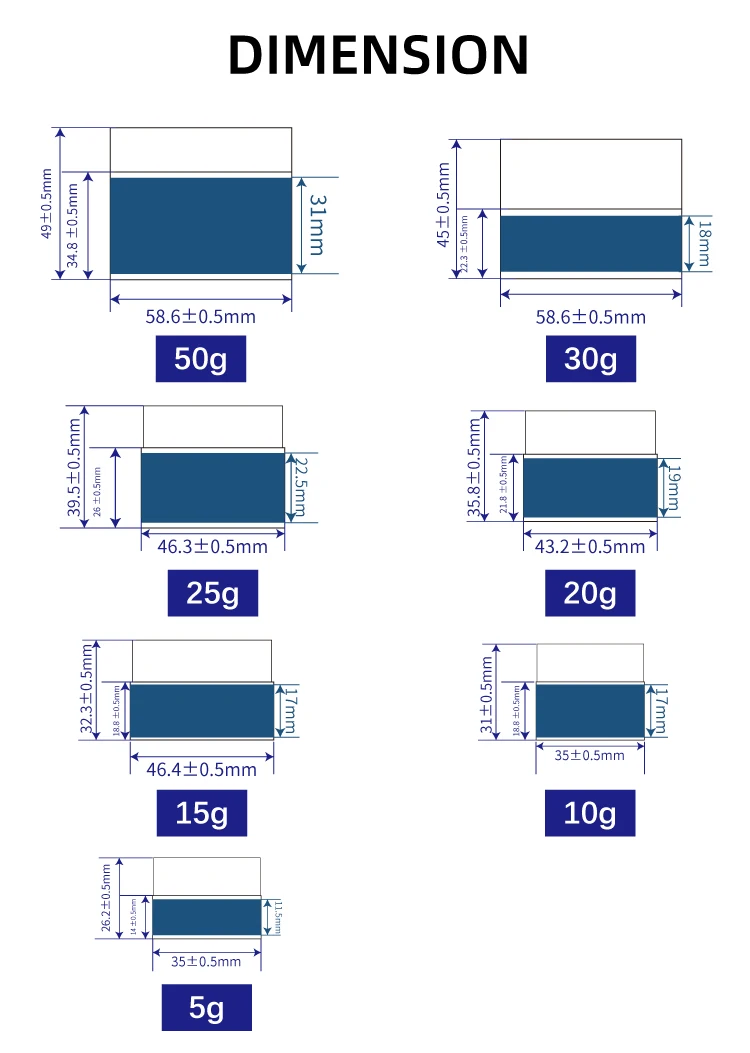 Luxury 30g 50g 80g Frosted Colorful Pink Cosmetic Jar 30ml 50ml 80ml